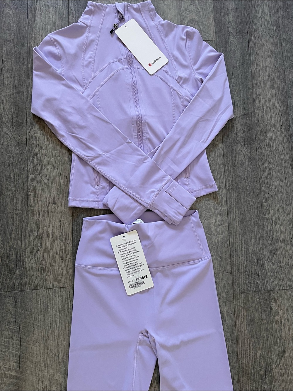lululemon athletica Lavender Two-Piece Active Skirt Set